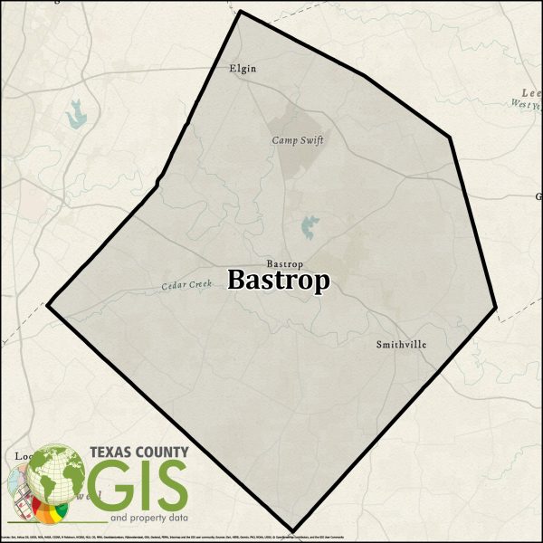 Bastrop County GIS Shapefile and Property Data