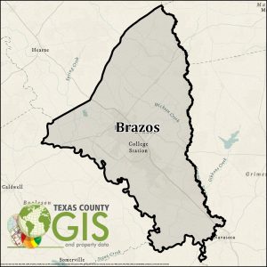 Brazos County Texas GIS Shapefile and Property Data