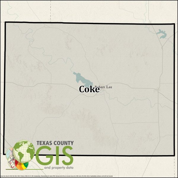 Coke County Texas GIS Shapefile and Property Data