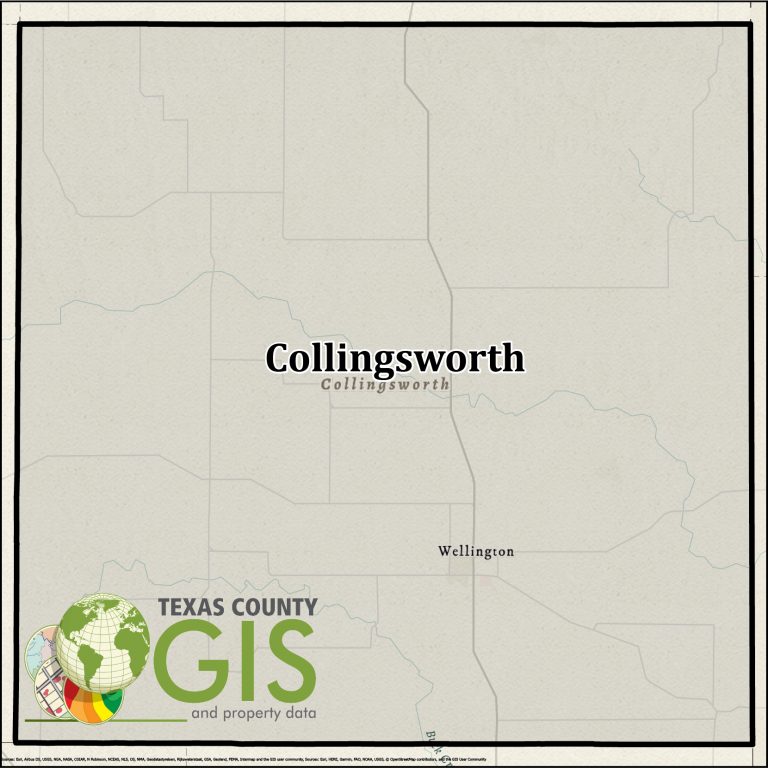 Collingsworth County Texas GIS Shapefile and Property Data