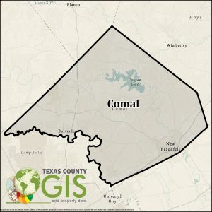 Comal County Texas GIS Shapefile and Property Data