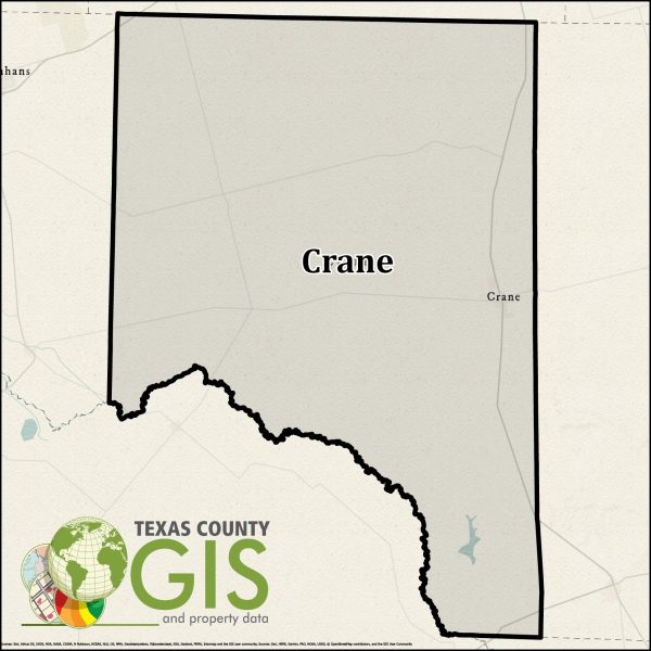 Crane County Texas GIS Shapefile and Property Data