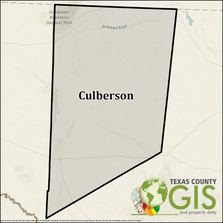 Culberson County Texas GIS Shapefile and Property Data