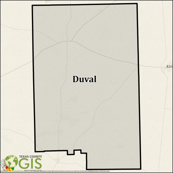 Duval County Texas GIS Shapefile and Property Data
