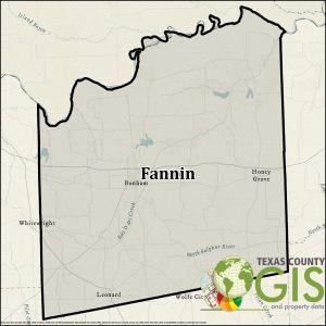 Fannin County Texas GIS Shapefile and Property Data