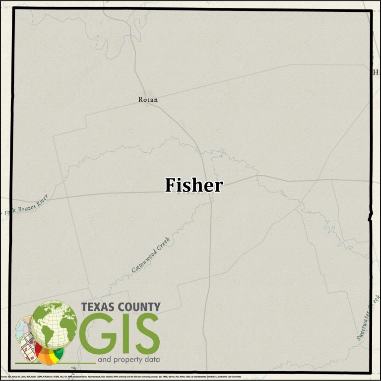 Fisher County Texas GIS Shapefile and Property Data