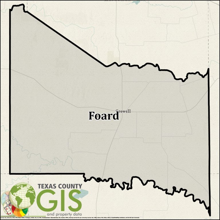 Foard County Texas GIS Shapefile and Property Data