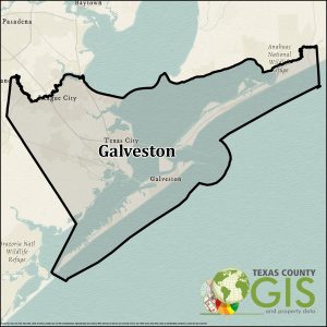Galveston County Texas GIS Shapefile and Property Data