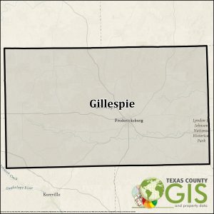 Gillespie County Texas GIS Shapefile and Property Data