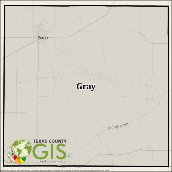 Gray County GIS Shapefile and Property Data