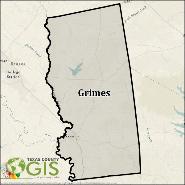Grimes County Texas GIS Shapefile and Property Data