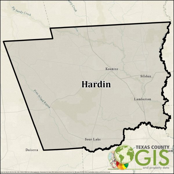 Hardin County GIS Shapefile and Property Data
