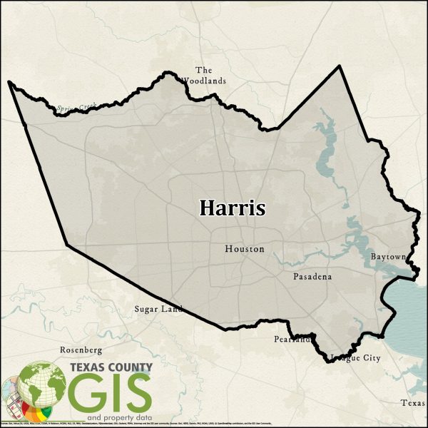 Harris County Texas GIS Shapefile and Property Data