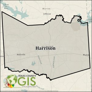Harrison County Texas GIS Shapefile and Property Data