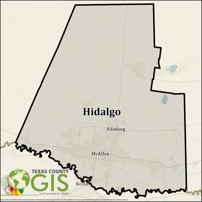 Hidalgo County Texas GIS Shapefile and Property Data