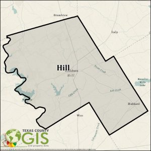 Hill County Texas GIS Shapefile and Property Data