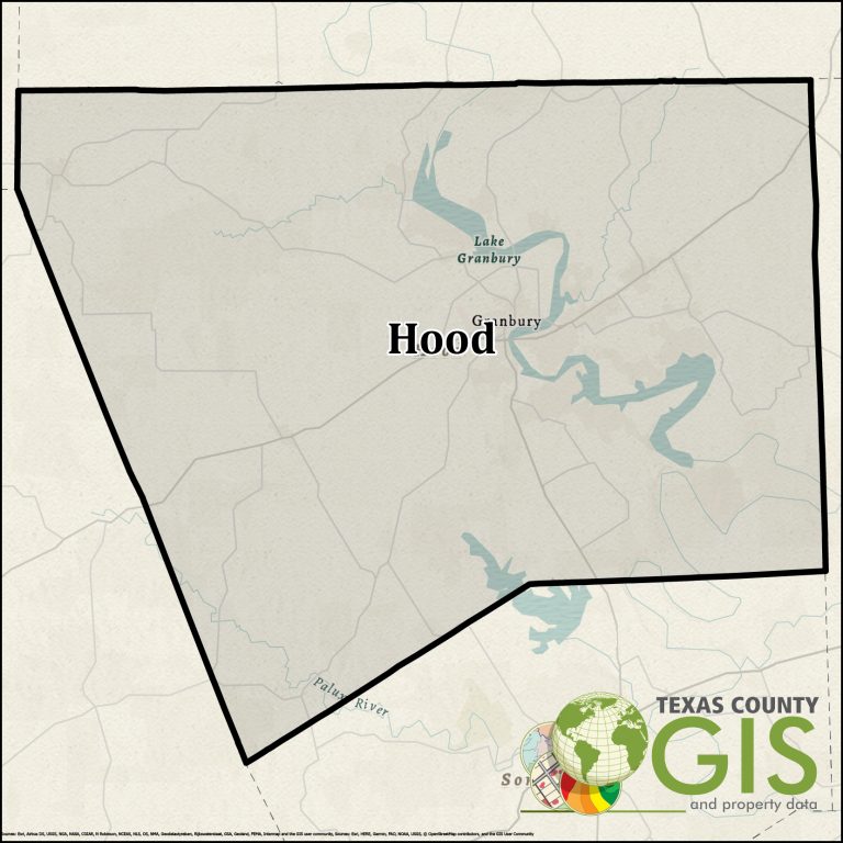 Hood County Texas GIS Shapefile and Property Data