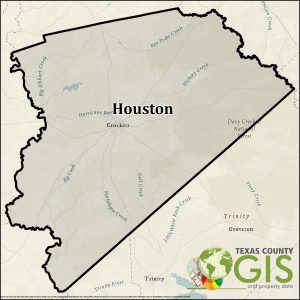 Map of Houston, Texas - GIS Geography