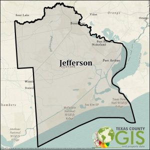 Jefferson County Texas GIS Shapefile and Property Data