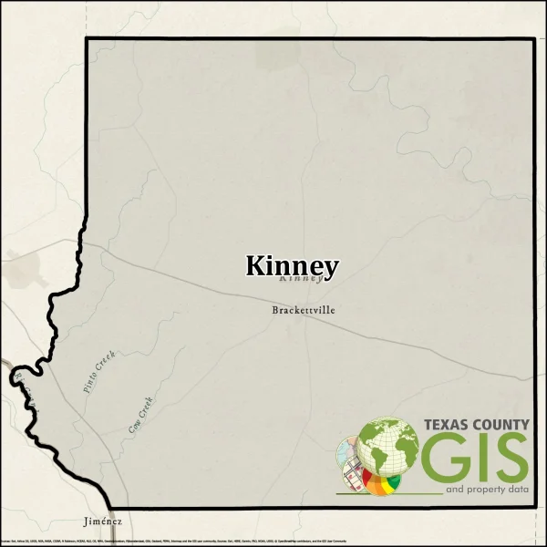 Kinney County Texas GIS Shapefile and Property Data