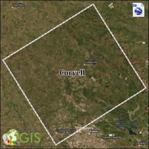 Coryell County Texas KMZ and Property Data