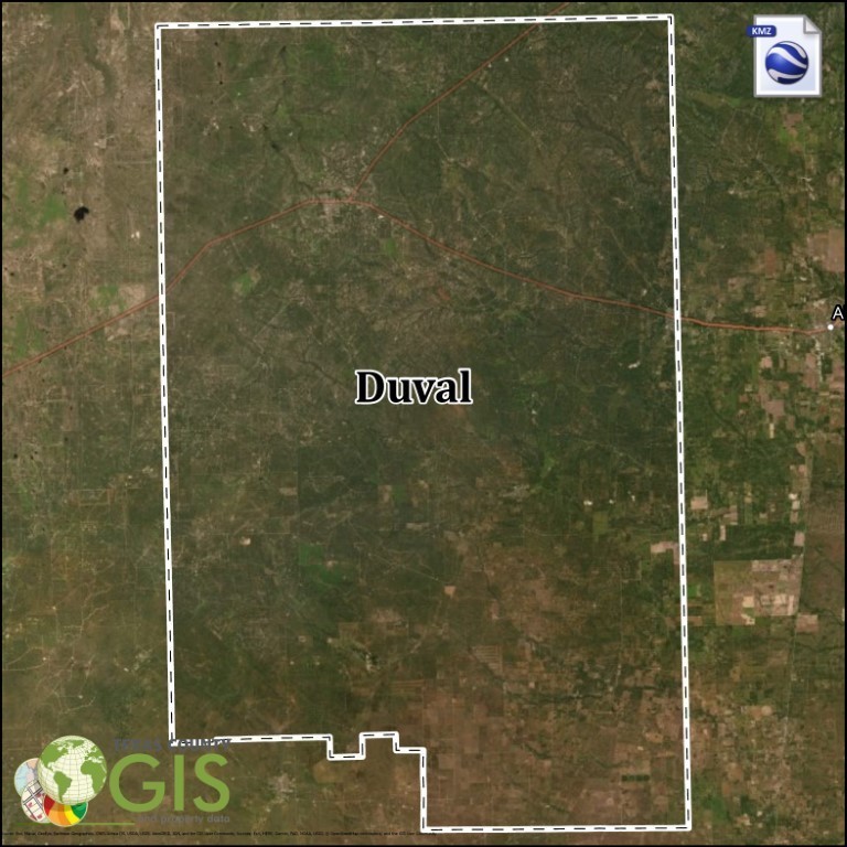 Duval County Texas KMZ and Property Data, GIS