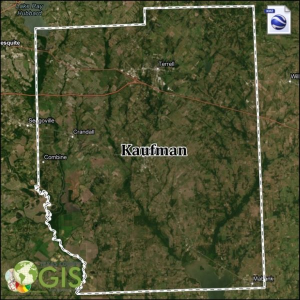 Kaufman County Texas KMZ and Property Data