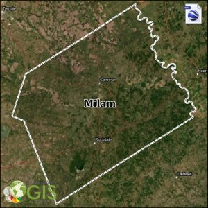 Milam County Texas KMZ Data