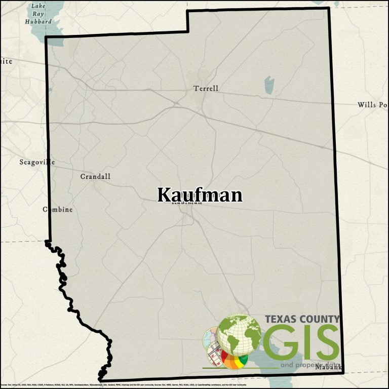 Kaufman County GIS Shapefile and Property Data