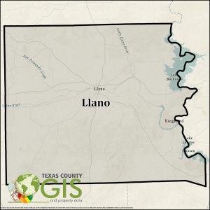 Llano County Texas GIS Shapefile and Property Data