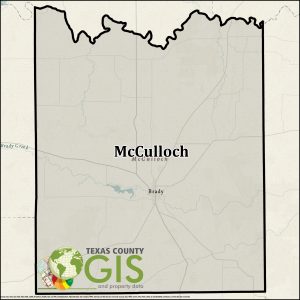 McCulloch County Texas GIS Shapefile and Property Data