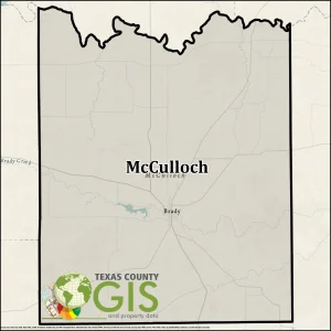 McCulloch County Texas GIS Shapefile and Property Data