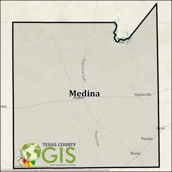 Medina County Texas GIS Shapefile and Property Data