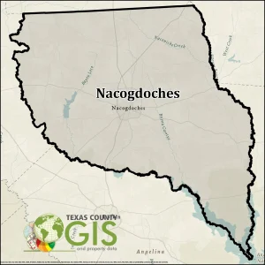 Nacogdoches County GIS Shapefile and Property Data