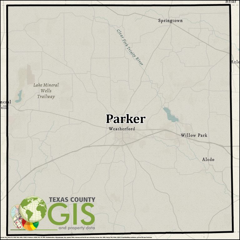 Parker County GIS Shapefile and Property Data