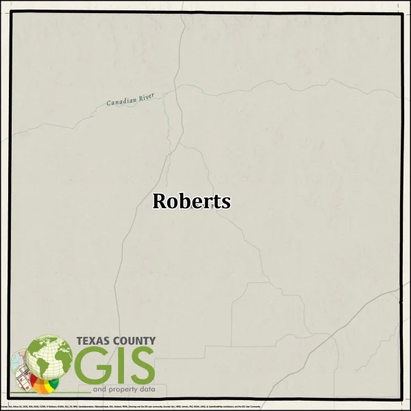 Roberts County Texas GIS Shapefile and Property Data