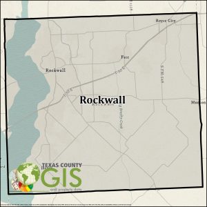 Rockwall County GIS Shapefile and Property Data