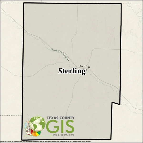 Sterling County Texas GIS Shapefile and Property Data