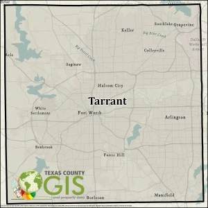 Tarrant County Texas GIS Shapefile and Property Data