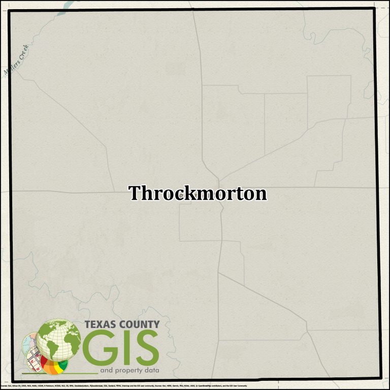 Throckmorton County Texas GIS Shapefile and Property Data