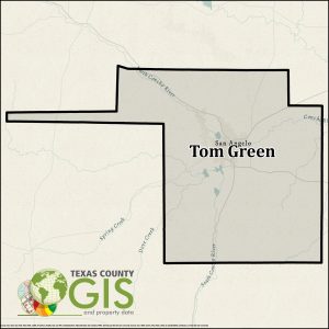 Tom Green County Texas GIS Shapefile and Property Data