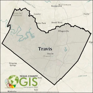 Travis County Texas GIS Shapefile and Property Data