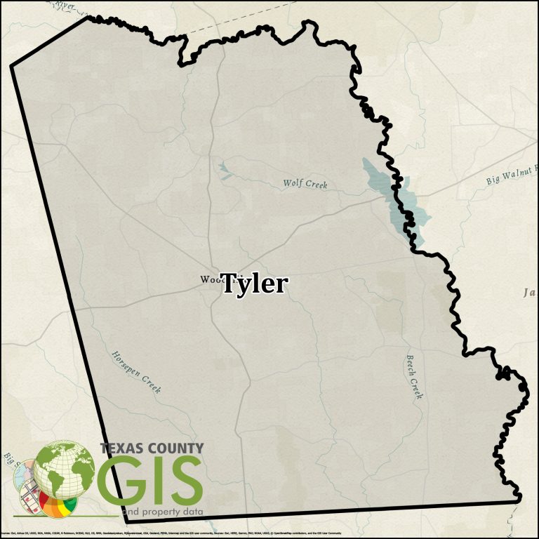 Tyler County GIS Shapefile and Property Data
