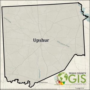 Upshur County Texas GIS Shapefile and Property Data
