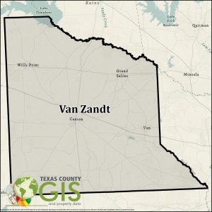 Van Zandt County Texas GIS Shapefile and Property Data