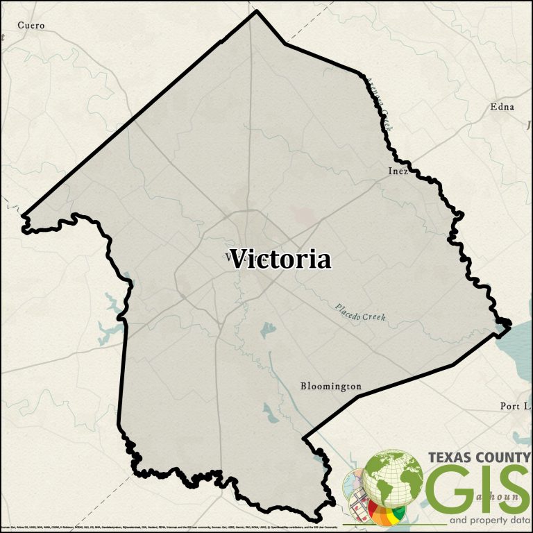 Victoria County Texas GIS Shapefile and Property Data