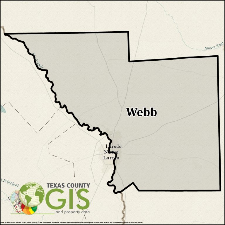 Webb County Texas GIS Shapefile and Property Data