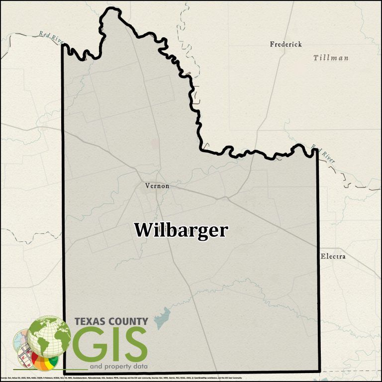 Wilbarger County Texas GIS Shapefile and Property Data