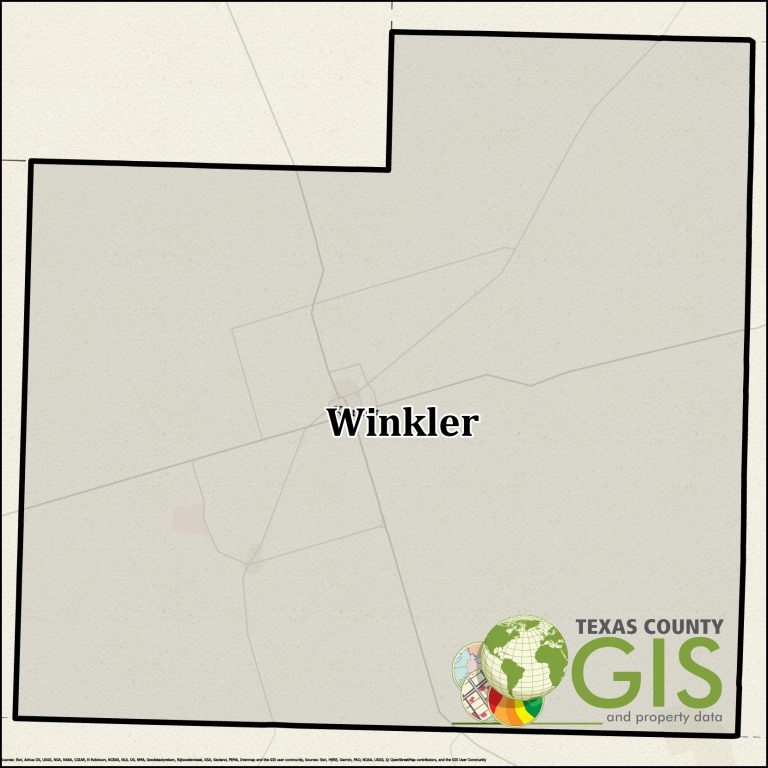 Winkler County Texas GIS Shapefile and Property Data