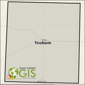 Yoakum County Texas GIS Shapefile and Property Data